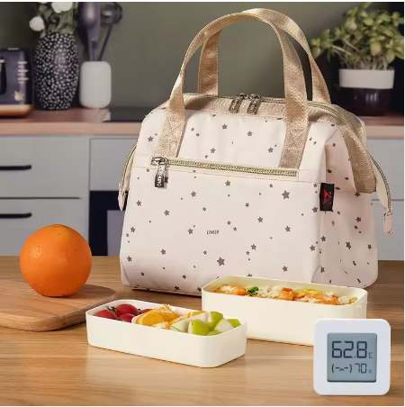 Buy Portable Heated Lunch Bag Insulated Aluminum Design